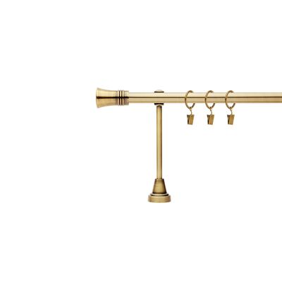 Karnisz pojedynczy Cylinder 19mm 160 cm antyk