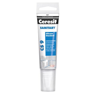 Ceresit Silikon sanitarny CS9 bezbarwny 50 ml tubka