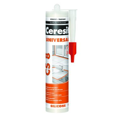Ceresit Silikon uniwersalny CS8 szary 280 ml