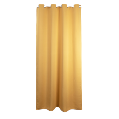Zasłona 140 x 240 cm żółta