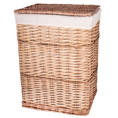 Kosz na pranie brązowy 35 x 45 x 60 cm