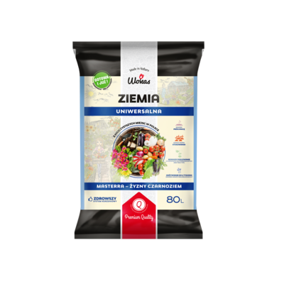 Ziemia uniwersalna 80 l Masterra żyzny czarnoziem WOKAS