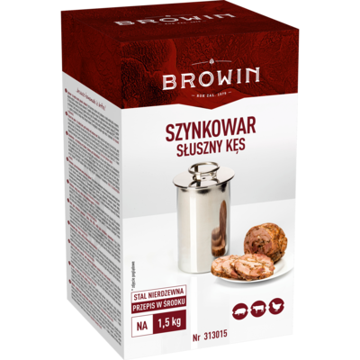 Szynkowar Słuszny Kęs z akcesoriami 12,4 x 12,4 x 19,8 cm