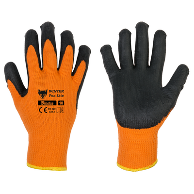 Rękawice ochronne WINTER FOX LITE lateks, rozmiar 9