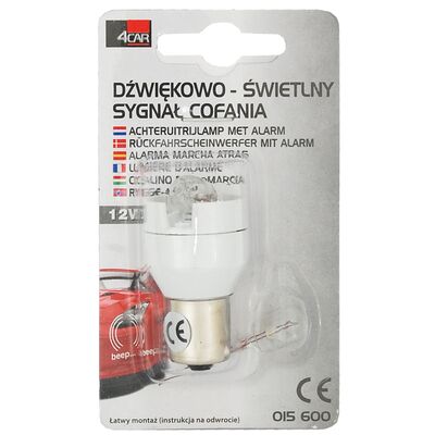Sygnał cofania 12V 21W dźwiękowo-świetlny 4CAR