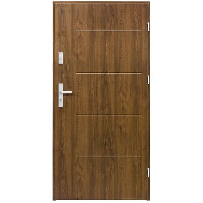 Drzwi zewnętrzne Classic orzech 80 cm prawe Splendoor
