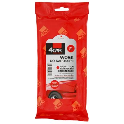 Ściereczki WOSK DO KAROSERII 24 sztuki 4CAR