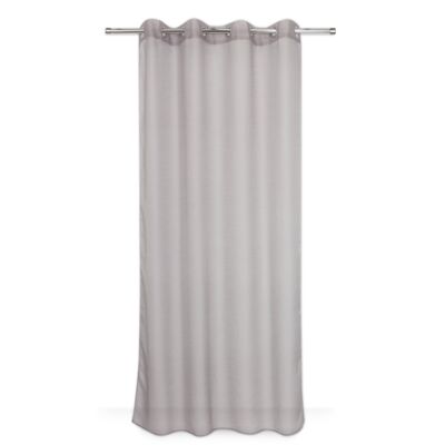 Firana na przelotkach 140 x 240 cm szara