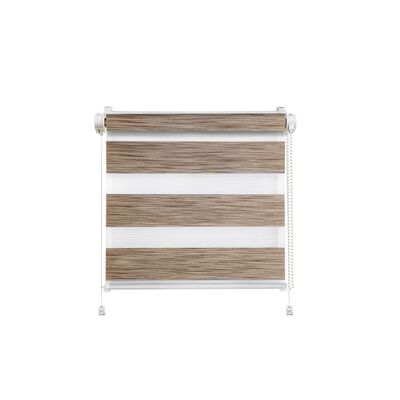 Mini roleta fast dzień i noc Sahara 113,5 x 140 cm brąz Mardom