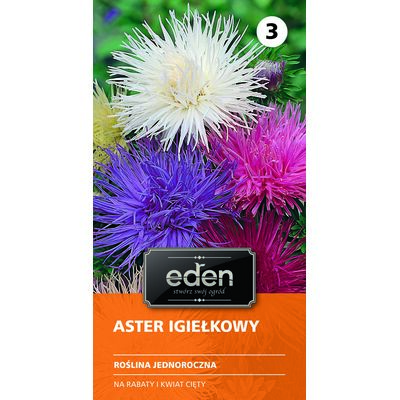 Aster chiński igiełkowy mix 1 g Eden
