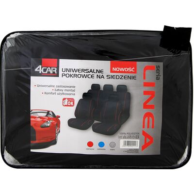 Pokrowce na siedzenia LINEA szare 4Car