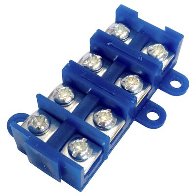 Listwa zaciskowa niebieska 4 x 4 mm² Duwi