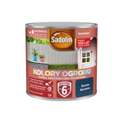 Farba dekoracyjno-ochronna Kolory Ogrodu Świeża Borówka 0,25 l Sadolin