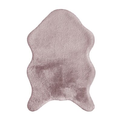Dywan sztuczna skórka 60 x 90 cm pudrowy róż