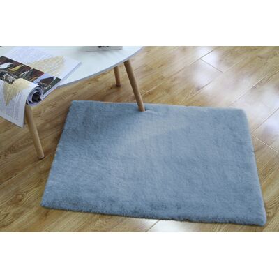 Dywan futrzany 60 x 90 denim