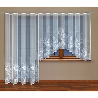 Firanka gotowa z taśmą marszczącą 160 x 300 cm