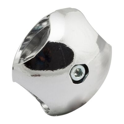 Złącze podwójne równoległe Ø25 chrom