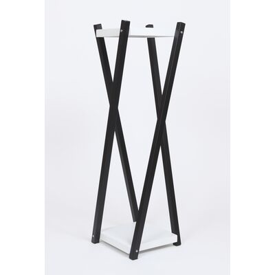 Kwietnik metalowy 90 cm białoczarny