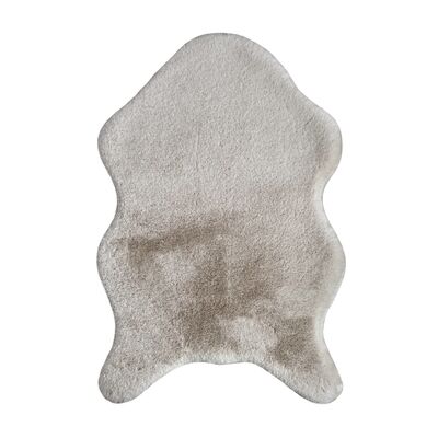 Dywan sztuczna skórka 60 x 90 cm beżowy