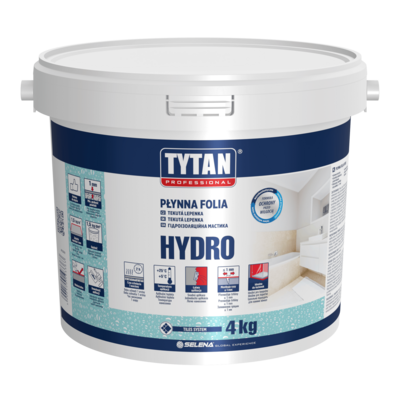 TYTAN PROFESSIONAL Płynna folia HYDRO 4 kg szary
