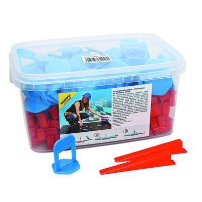 System poziomowania płytek klin zestaw TEO 50 sztuk