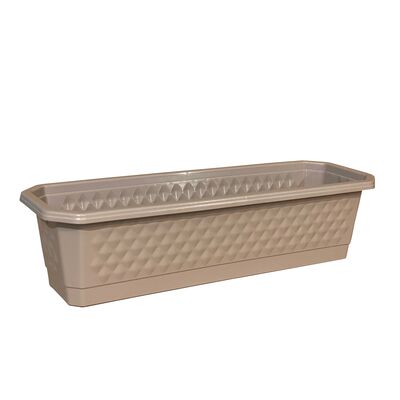 Skrzynika balkonowa Diamante 60 cm cappuccino