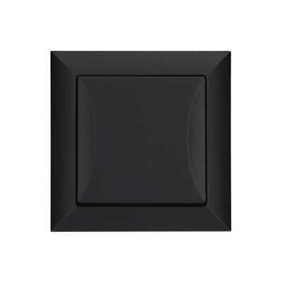 Włącznik 1-biegunowy czarny POLA