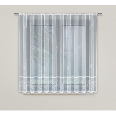 Firana 160 x 300 cm biała tunel