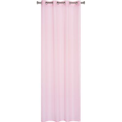 Firana z kółkami SOFIA 140 x 260 cm pudrowy róż