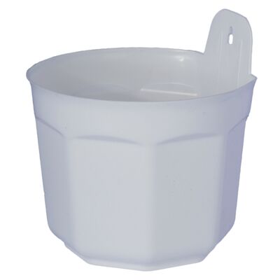 Osłonka OŚMIOKĄTNA Ø18 przyścienna biały