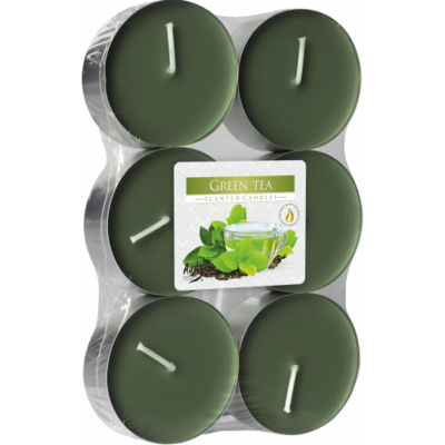 Podgrzewacz zapachowy maxi zielona herbata 6 sztuk Bispol