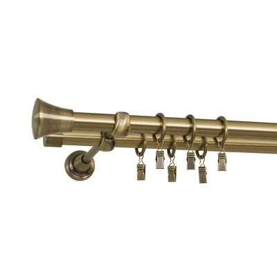 Karnisz podwójny 19/19 mm Tazza 200 cm stare złoto Bojanek