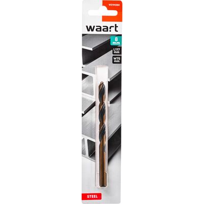 Jufisto Wiertło do metalu HSS-G głęboko szlifowane 8,0 x 117 mm