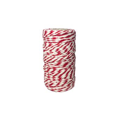 Sznurek wędliniarski biało - czerwony 10 dkg ANDPOL