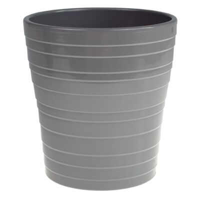 Osłonka storczyk ceramiczna 13 cm jasny grafit CERMAX
