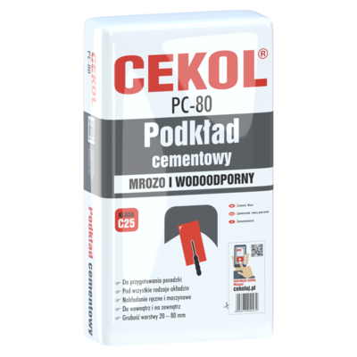 Podkład cementowy PC-80 23 kg CEKOL