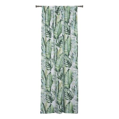 Zasłona z taśmą TOBAGO 140 x 260 cm zielony