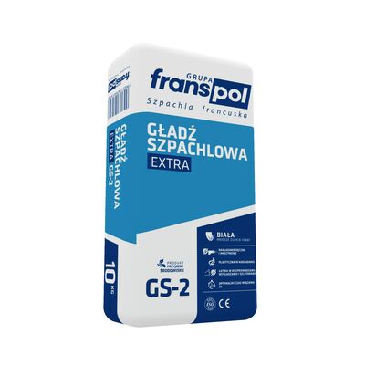 Gładź szpachlowa extra biała GS-2 10 kg Franspol