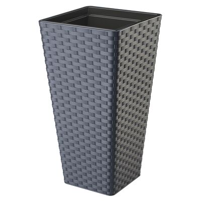 Donica RATTANA KWADRAT SLIM 30 antracyt