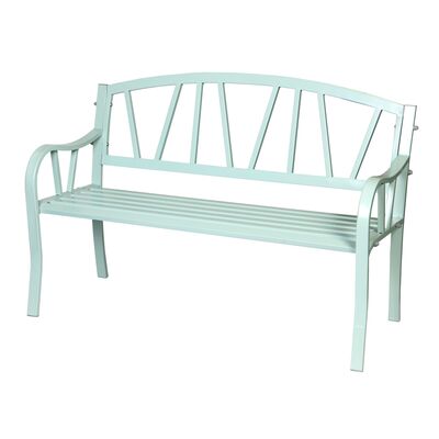 Ławka metalowa jasnozielona