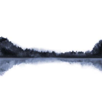 Plakat 21 x 30 cm Niebieskie Jezioro