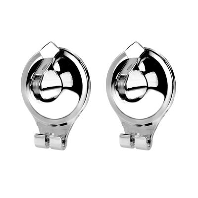 Komplet 2 haczyków na przyssawki Forte srebrny