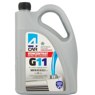 Koncentrat płynu do chłodnic G11 -35°C 150 000 km 4 l 4CAR