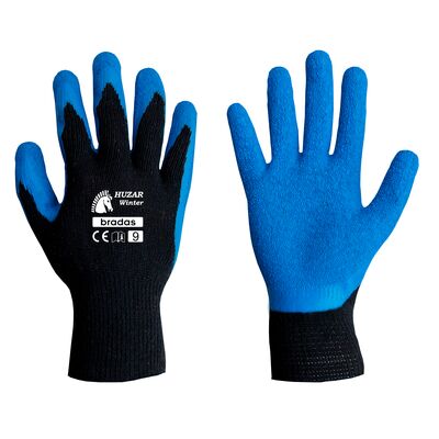 Rękawice ochronne HUZAR WINTER lateks, rozmiar 11