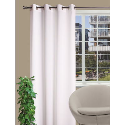 Zasłona z kółkami OXFORD 140 x 260 cm biały