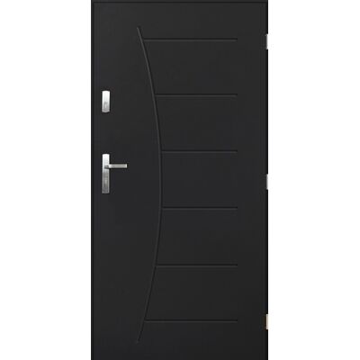 Drzwi zewnętrzne Verde antracyt 80 prawe