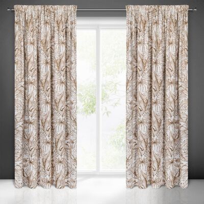 Zasłona gotowa na taśmie marszczącej SABA 270 x 140 cm wielokolorowy