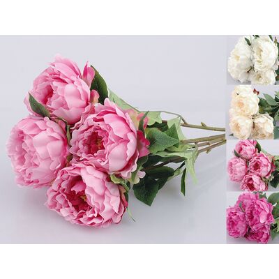 Peonia bukiet 57 cm x 5