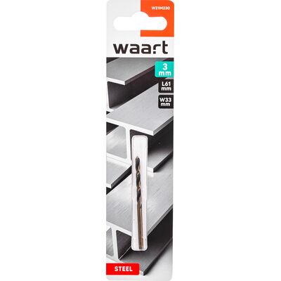 Wiertło do metalu 3,0 x 61 mm HSS-G szlifowane