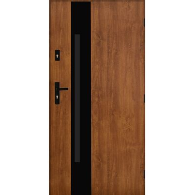 Drzwi zewnętrzne ANTILA Złoty dąb 90 prawe